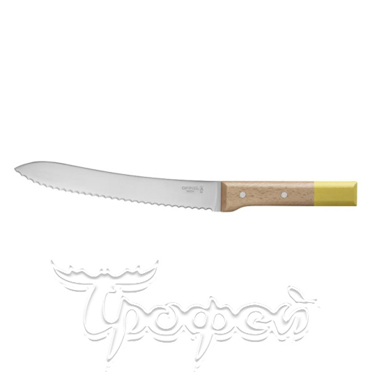 Нож кухонный №116 VRI Parallele для хлеба (нерж. сталь, рукоять бук, длина клинка 21 см) 