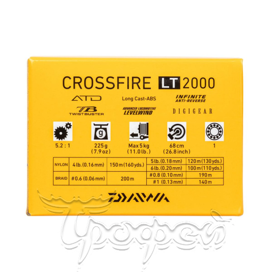Катушка безынерционная 20 CROSSFIRE LT 2000, 10185-200RU 