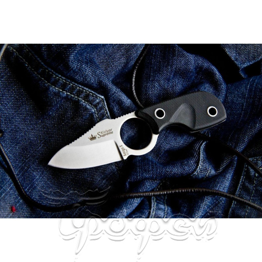 Нож шейный "Amigo-X" D2 blkh v2 