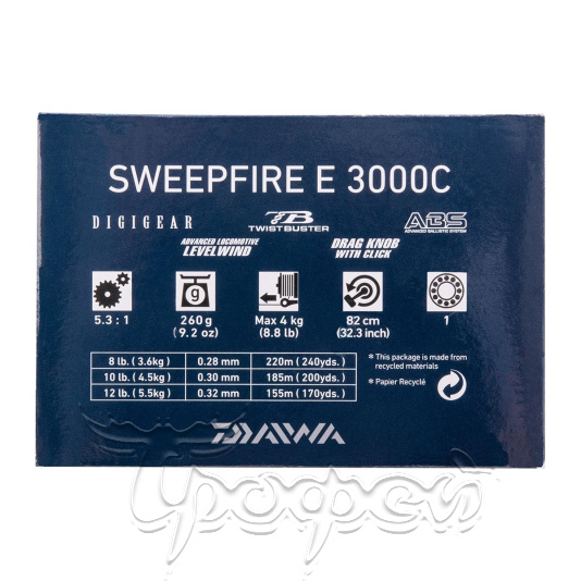 Катушка безынерционная Sweepfire E 3000 C 