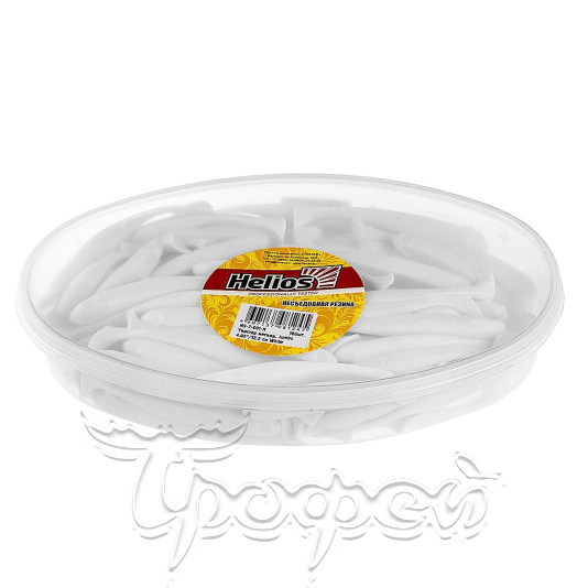 Виброхвост Jumbo 4,95"/12.5 см White (HS-7-001-N) 