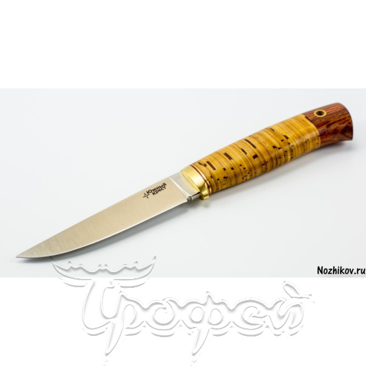 Нож Джек сталь N690 рукоять береста (Южный крест) 
