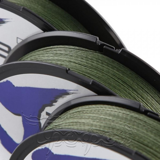 Набор: Леска плетеная и ножницы J-BRAID X4E-W/SC 135 м зеленый 