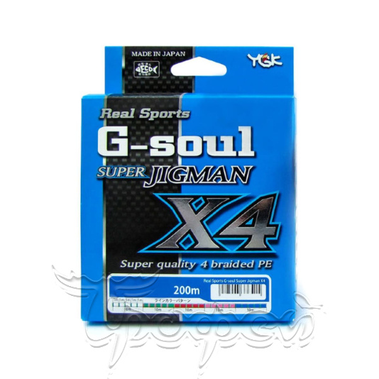 Шнур G-Soul SUPER JIGMAN X4 200 м 