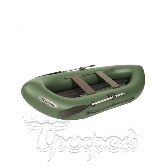Лодка гребная Лоцман Турист 300 ВНД зелёный Лоцман