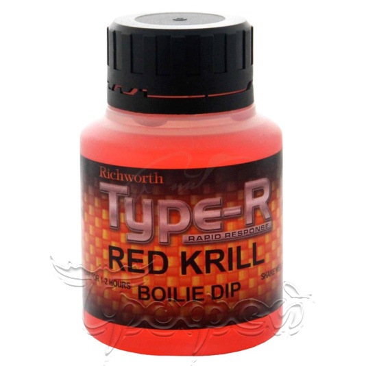 Дип Type-R Dips 130ml Red Krill (Красный Криль) рыбный запах, с добавлением муки криля RICHWORTH 
