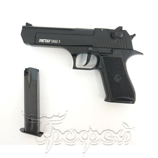 Пистолет охолощенный EAGLE X, черный, кал. 9mm. P.A.K 