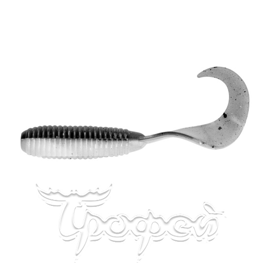 Твистер Tiny Credo 1,55"/4 см Black & White (HS-8-023-N) 