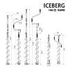 Ледобур ICEBERG-EURO 130 мм, правое вращение, телескопический 1300 мм v3.0 