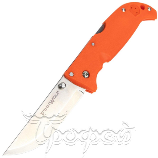 Нож складной 20NPJ Finn Wolf Blaze Orange, рук-ть оранж. пластик, клинок AUS 8A 