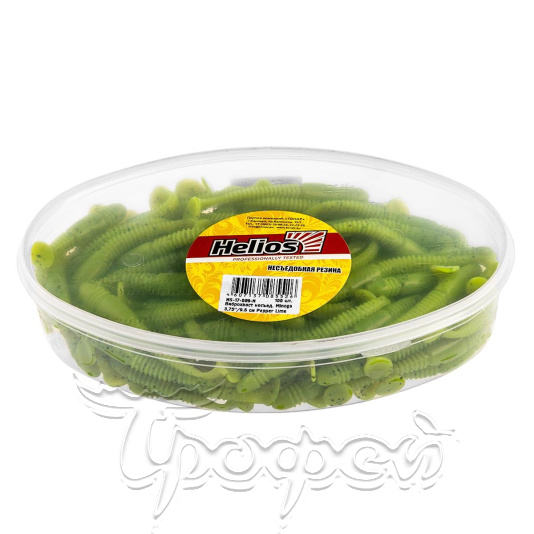 Виброхвост Minoga 3,75"/9.5 см Pepper Lime (HS-17-009-N) 