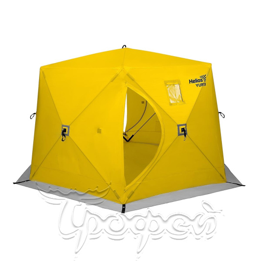 Палатка всесезонная ЮРТА (баня) yellow 