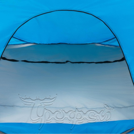 Палатка зимняя автомат 1,8*1,8 бело-голубая дно на молнии (PR-D-TNC-038-1.8) Premier Fishing 