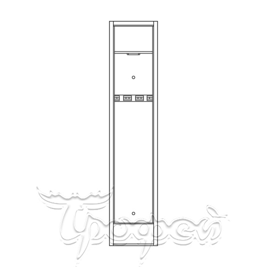 Шкаф металлический для хранения оружия "Гарант" T-SG-206 (1400х300х250) 