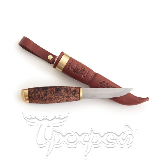 Нож Juhla AH_9622rst - с фиксир.клинком, дерев.рук-ть,97 мм. клинок 12C27 