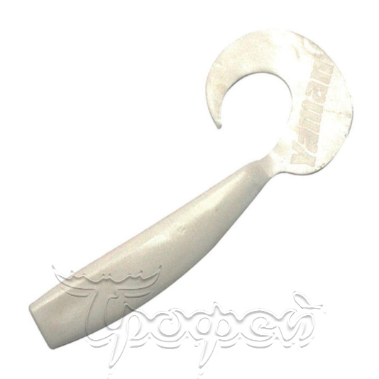 Твистер Lazy Tail Shad, цвет #01 - White 