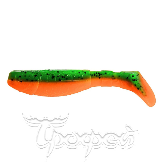 Виброхвост Chubby 3,55"/9 см Pepper Green & Orange (HS-4-018-N) 
