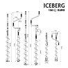 Ледобур ICEBERG-EURO 130 мм, левое вращение, телескопический 1300 мм, v3.0 
