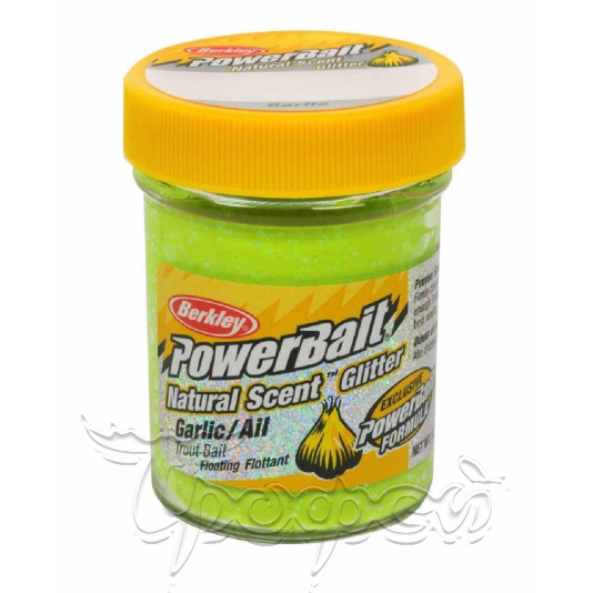 Паста форелевая PowerBait Natural Scent Garlic Garlic CHARTREUSE 50 гр 
