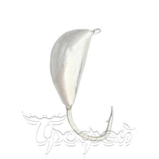 Мормышка вольфрамовая банан d 2.5мм серебро (10шт/уп) (1005-250 Ag) LumiCom 