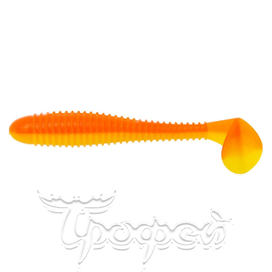 Виброхвост Catcher 3,55"/9 см Orange & Yellow (HS-2-015-N) 