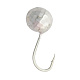 Мормышка вольфрамовая шар фигурный с отверстием d 3.0мм серебро LumiCom 