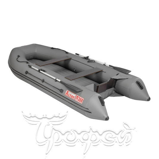 Лодка Алтай А360 (серый, надувное дно) Тонар