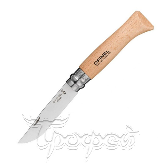 Нож №8 VRI Tradition Inox (нерж.сталь, рукоять бук, длина клинка 8,5 см) 1230805 