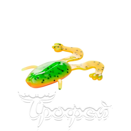 Лягушка Crazy Frog 3,55"/9,0 см Pepper Green & Orange (HS-23-018-N) 