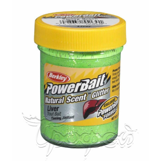 Паста форелевая NATURAL SCENT TROUT BAIT 50 гр LIVER - SPRING GREEN 