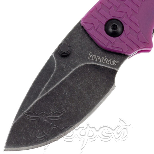 Нож склад., пурпур. рук-ть текстолит, клинок 8Cr13MOV - K8700PURBW Shuffle 