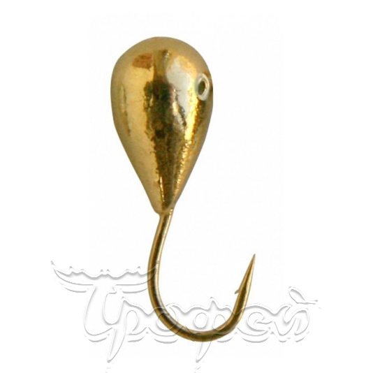 Морм. Вольф."Dixon-Rus" капля с отверстием d2,5, золото (10шт) (1225G) 0027056 
