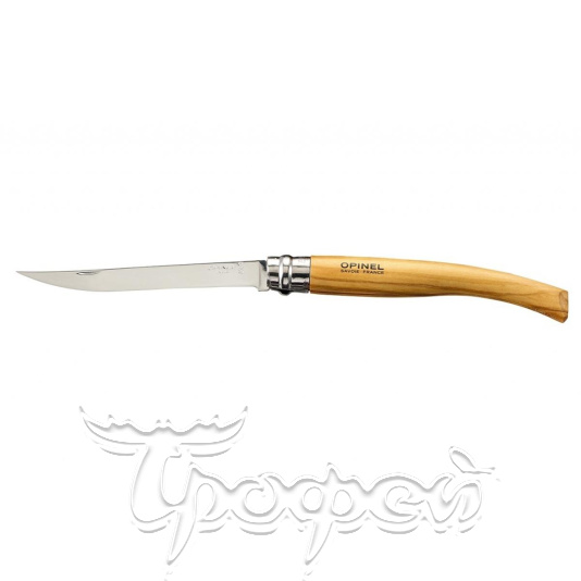 Нож филейный №12 VRI Folding Slim Olivewood нерж.сталь, олива, длина клинка 12см (0011450) 