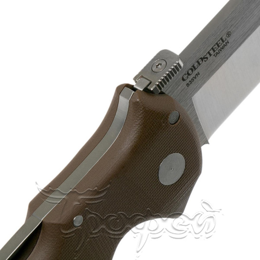 Нож складной CS_31A Bush Ranger, рук-ть коричн. G-10, клинок сталь S35VN 