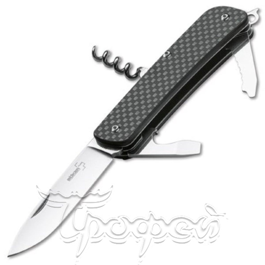 Нож складной многопредметный, рукоять карбон, сталь 12С27  BK01BO822 Tech- Tool Carbon 2 