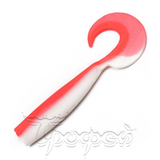Твистер Lazy Tail Shad, цвет #27 - Red White 