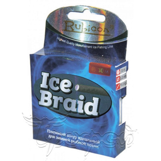 Леска плетеная Ice Braid 30 м gray 