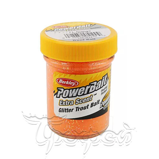 Паста форелевая PowerBait Select Glitter Trout Bait Flue Orange 50 гр 