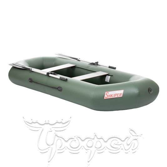 Лодка Шкипер А280 (надувное дно) (зеленый) Тонар
