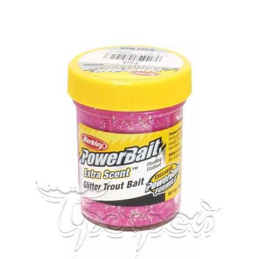 Паста форелевая PowerBait Select Glitter Trout Bait Pink 50 гр 