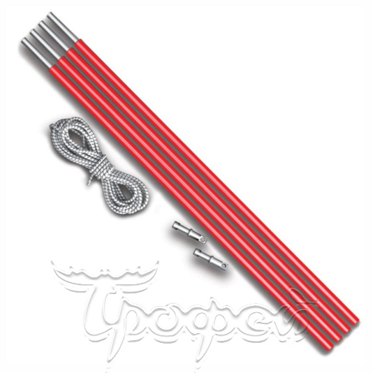 Комплект дуг алюминий D 8,5 mm v2 Красный металлик (95643-013-00) Greenell 