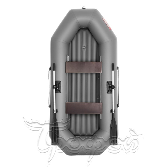 Лодка Шкипер А260 (надувное дно) (серый) Тонар