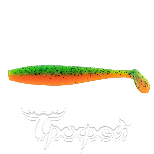 Виброхвост Trofey 5.5"/14см Pepper Green & Orange (HS-25-018-N) 
