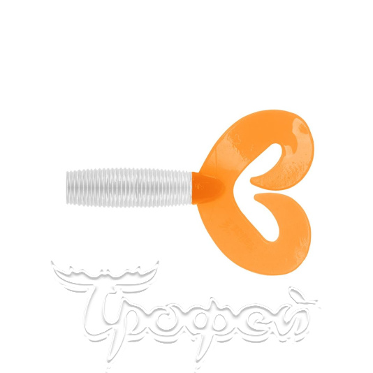 Твистер Credo Double Tail 2,95"/7,5 см Pearl & Orange (HS-12-019-N) 