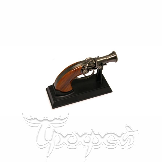 Зажигалка газовая сувенирная "Кремнёвый пистолет" на подставке без газа (ZG5-3) Viking Nordway 