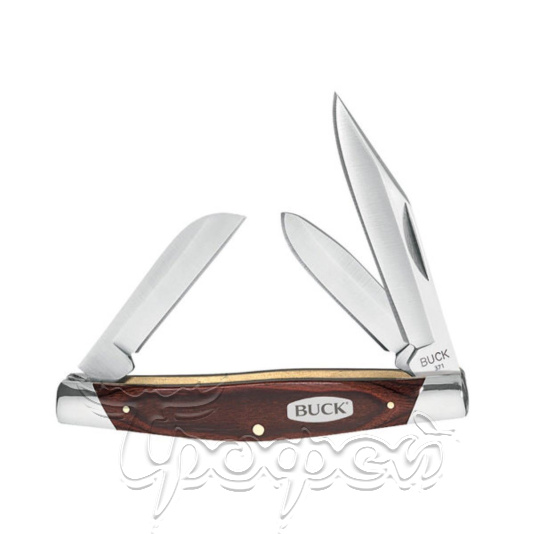 Нож складной B0371BRS Stockman Woodgrain 