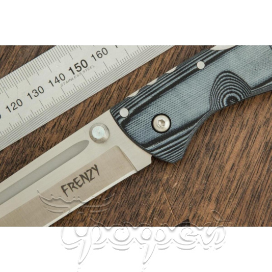 Нож складной CS_62P3A  Frenzy 3 Gray/Black, рук-ть G10, клинок CPM S35VN 
